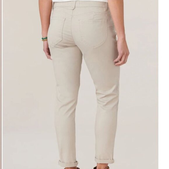 Democracy "Ab" Solution 6 Pocket Khaki Colored Ankle Skimmer Jeans Size 12 EUC - Picture 5 of 13
